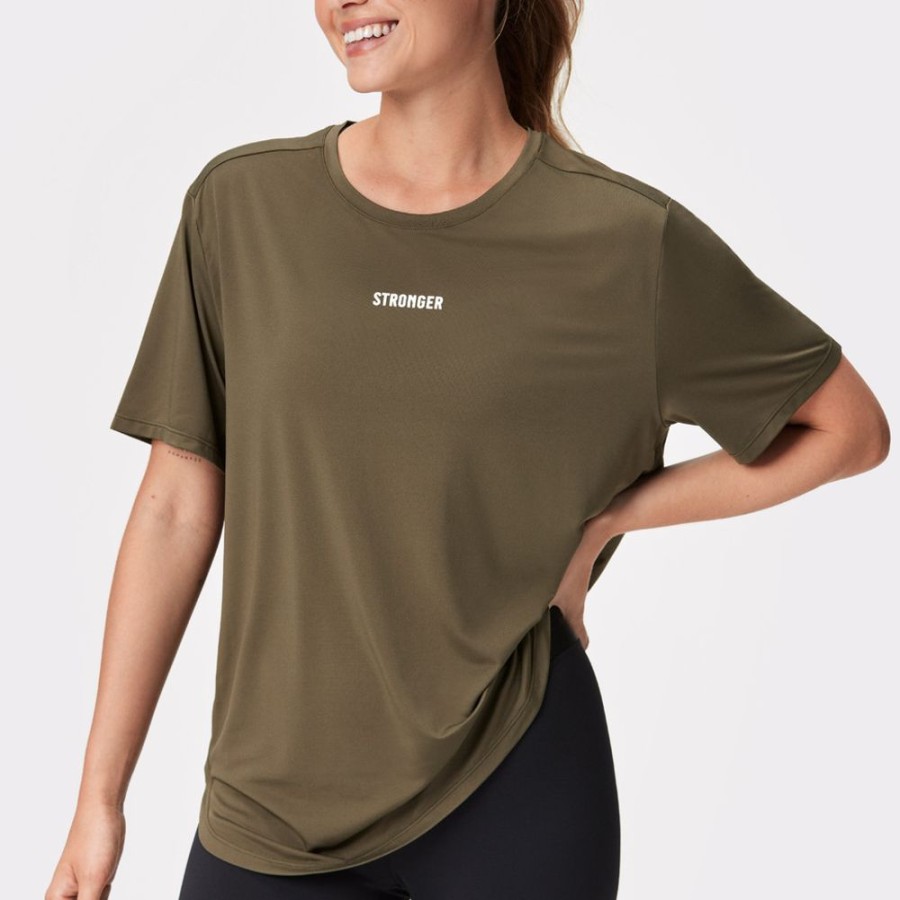 T-Shirts STRONGER | Relaxed T-Shirt Olive Night