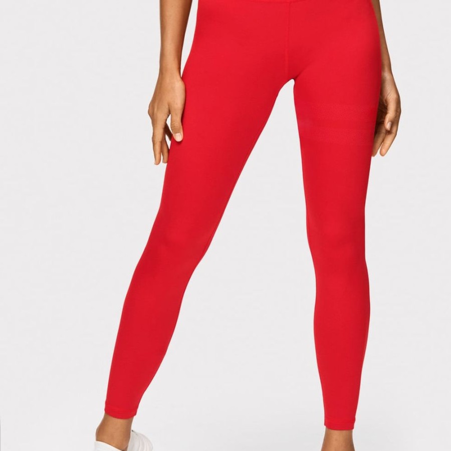 Leggings STRONGER | Red Signature Leggings I High Waist I Stronger Flame Scarlet