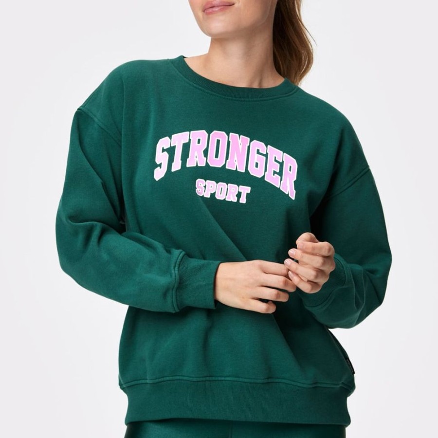 Hoodies & Sweaters STRONGER | Green Sweatshirt Sea Moss