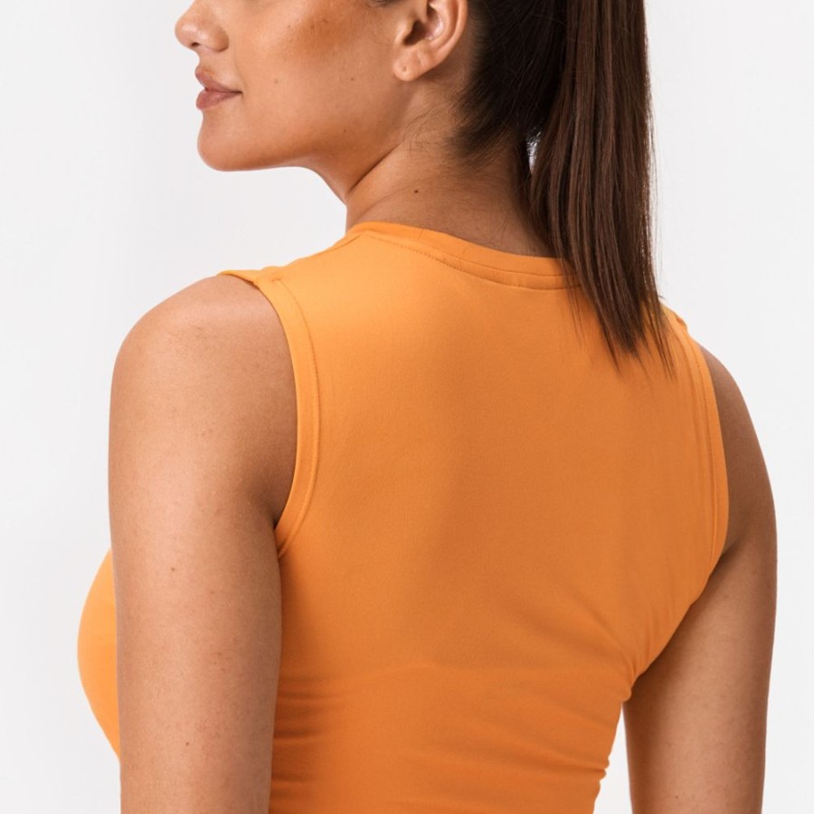 Tank Tops STRONGER | Indie I Wrap Top I Buy Online I Stronger Apricot