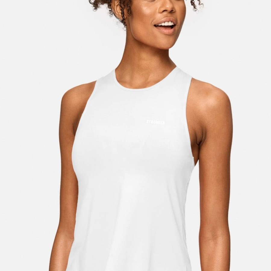 Tank Tops STRONGER | Airy I Racerback I Buy Online I Stronger White