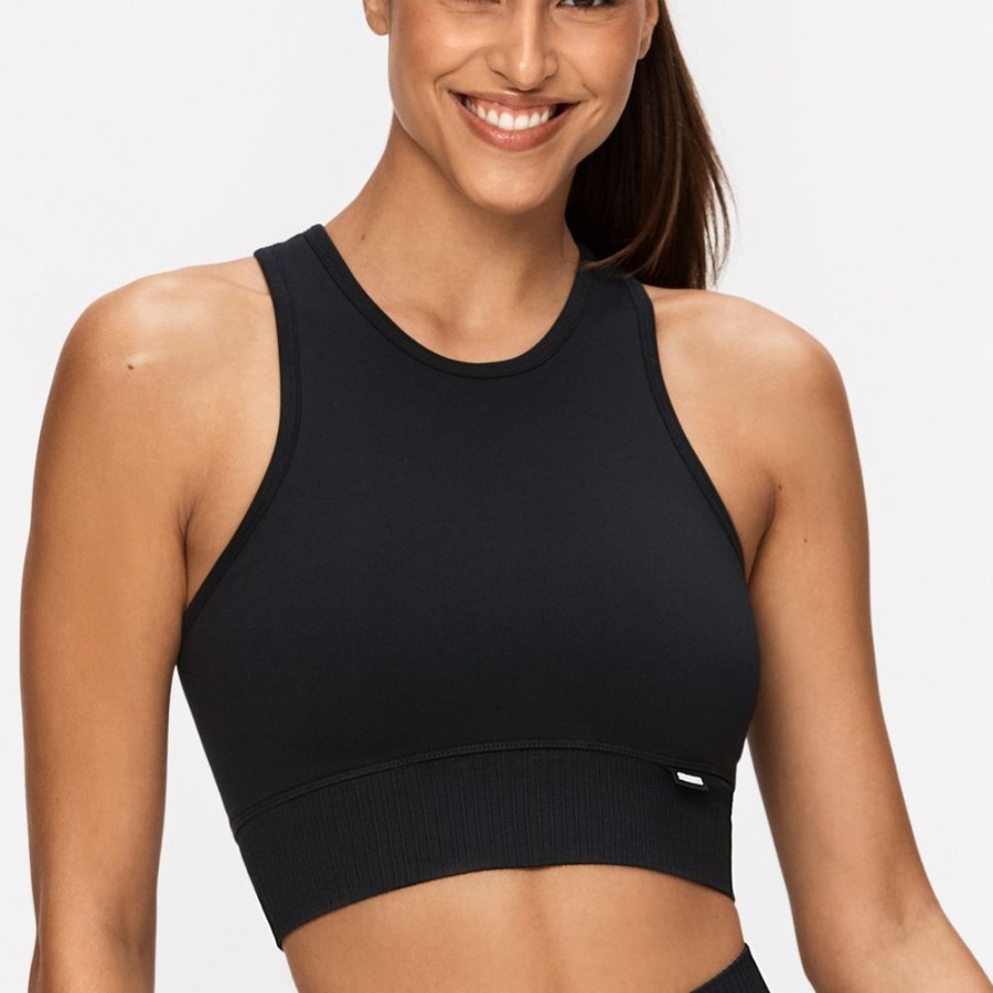 Crop-Tops STRONGER | Eclipse Crop Top I Crop Top I Buy Online I Stronger Black