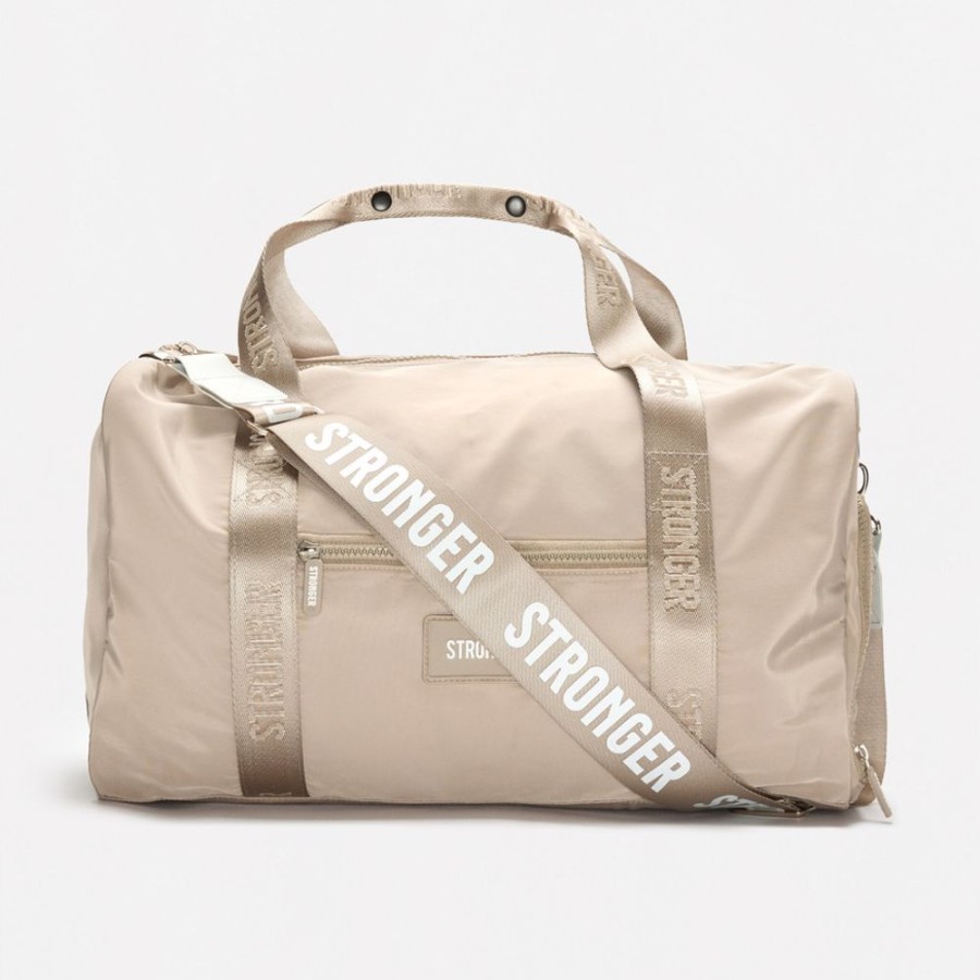 Accessories STRONGER | Reload Sports Bag I Bag I Buy Online I Stronger Simply Taupe Plain