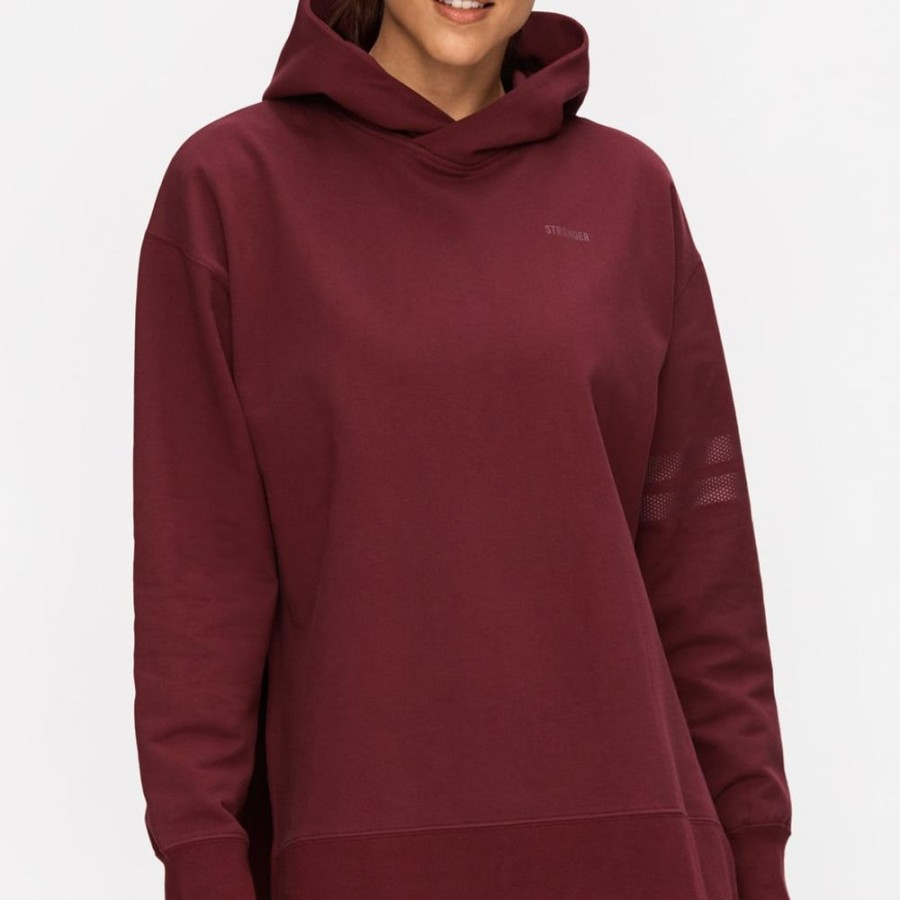 Hoodies & Sweaters STRONGER | Signature Loose Hoodie I Buy Online I Stronger Zinfandel