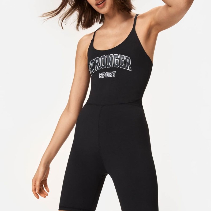 Bodysuit STRONGER | Score Bodysuit I Shop Online Black