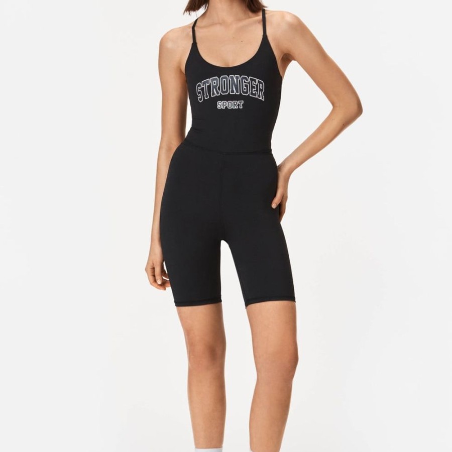 Bodysuit STRONGER | Score Bodysuit I Shop Online Black