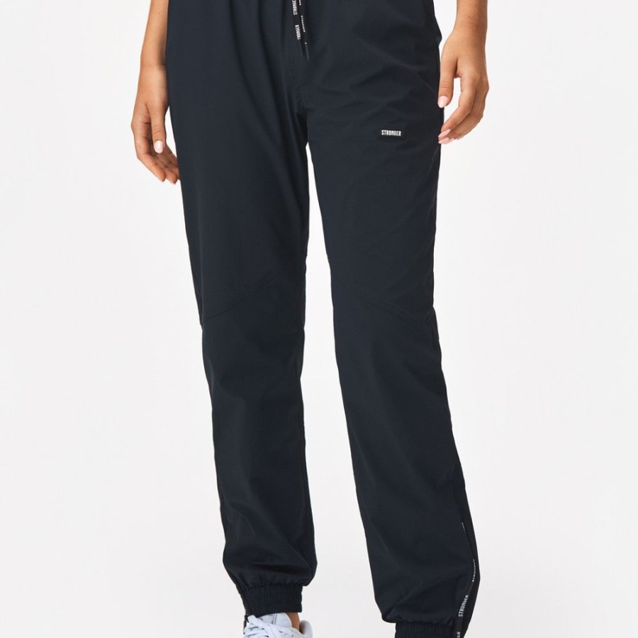 Pants STRONGER | Sweat Pants I Mid Waist I Buy Online I Stronger Black