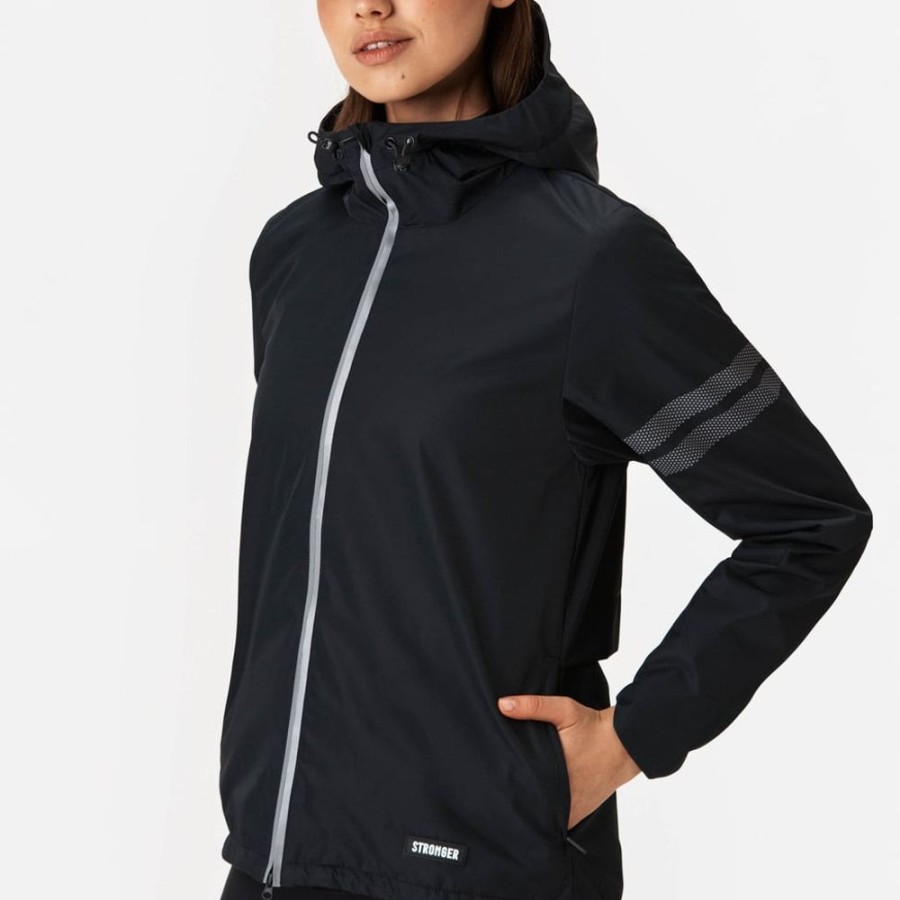 Jackets STRONGER | Hybrid Functional Jacket I Buy Online I Stronger Black