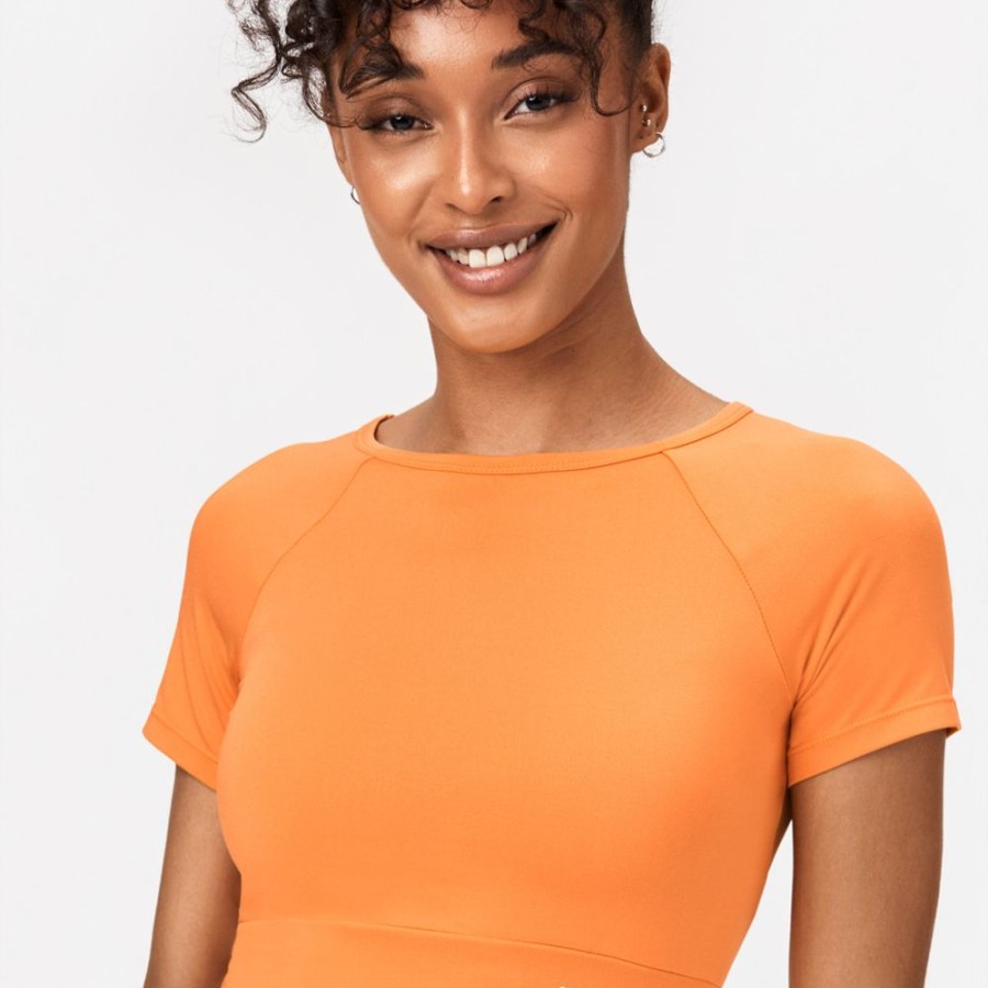 Crop-Tops STRONGER | Alma Top Sun Orange