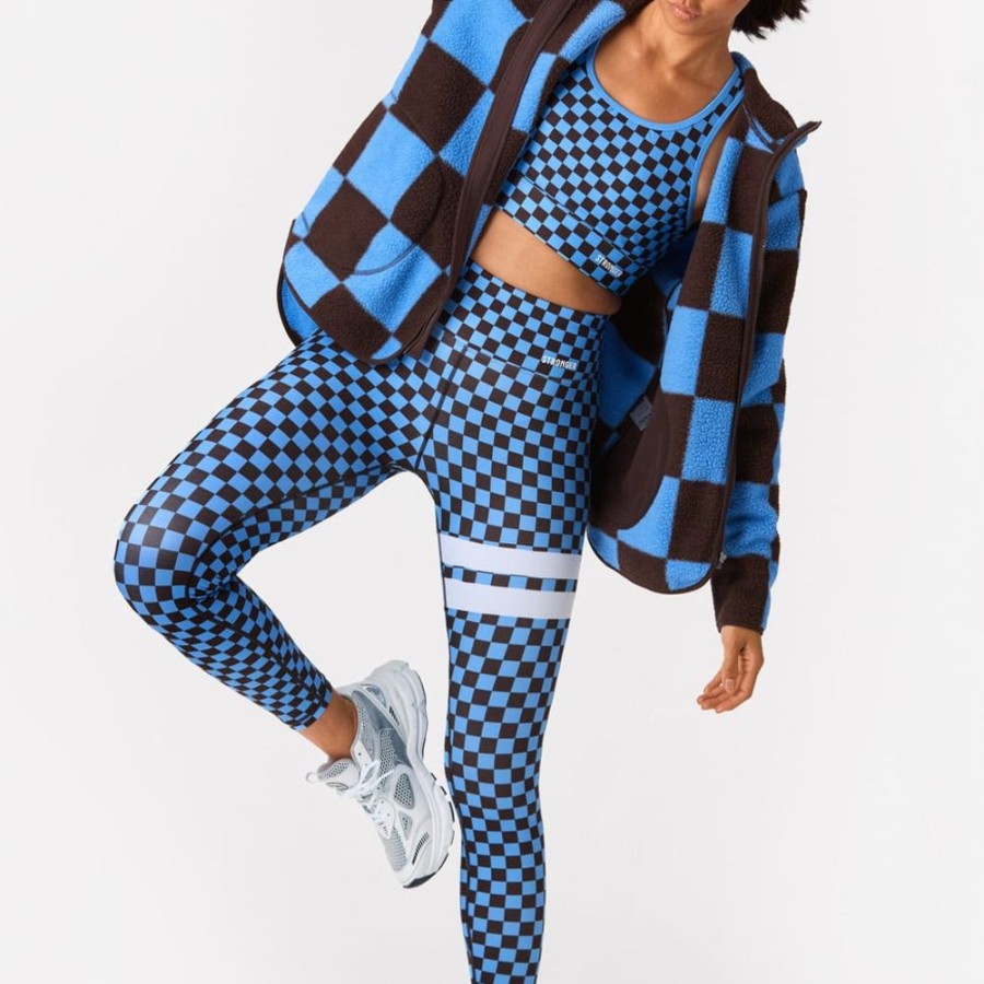 Jackets STRONGER | Checkered Fleece Fleece Chess