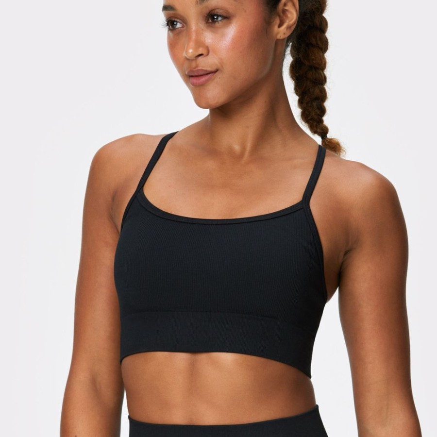 Sports Bras STRONGER | Serena Seamless Sports Bra Black