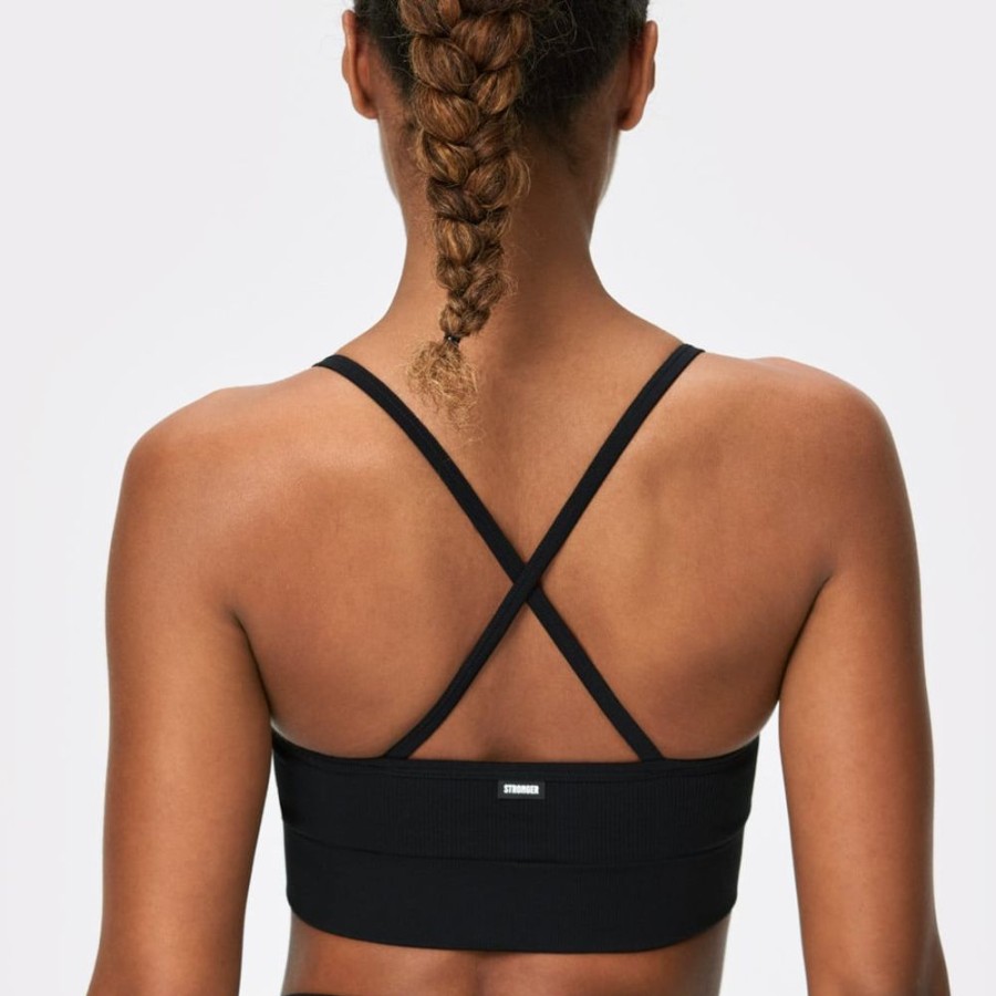 Sports Bras STRONGER | Serena Seamless Sports Bra Black