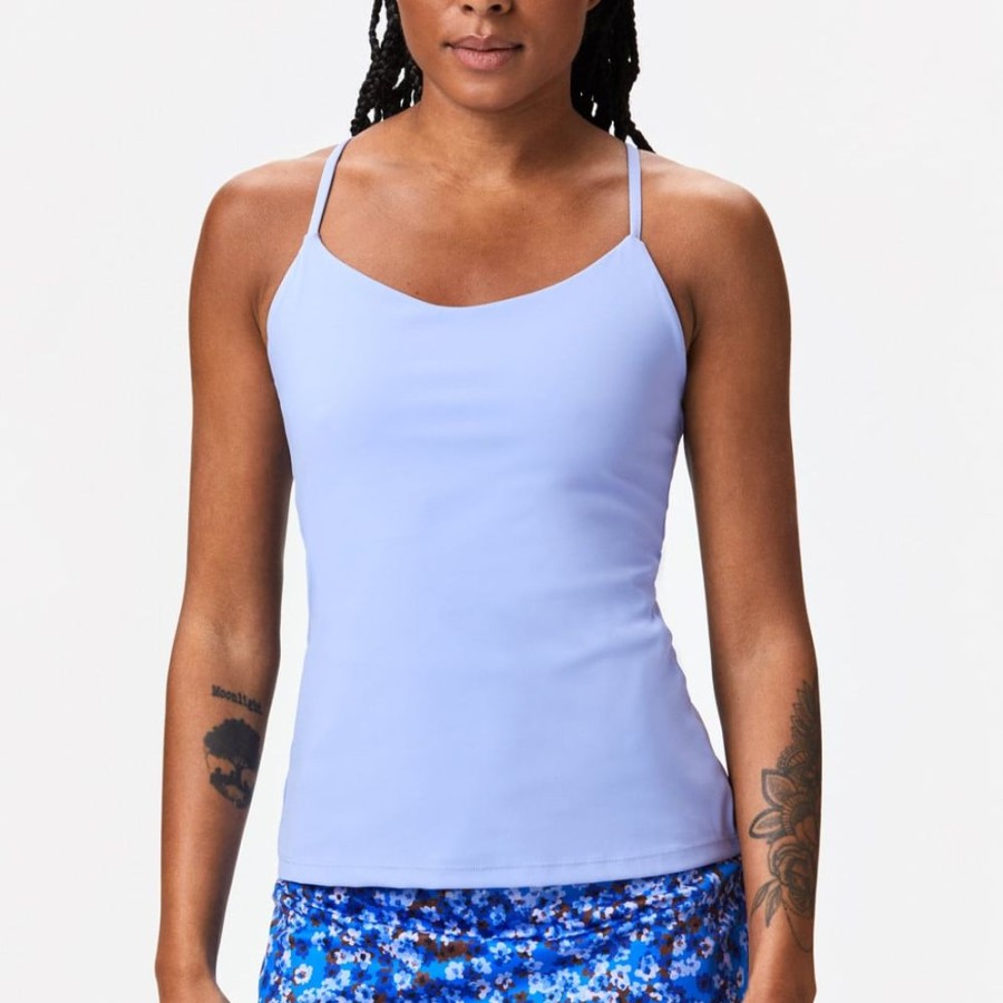 Tank Tops STRONGER | Sharp Singlet Jacaranda