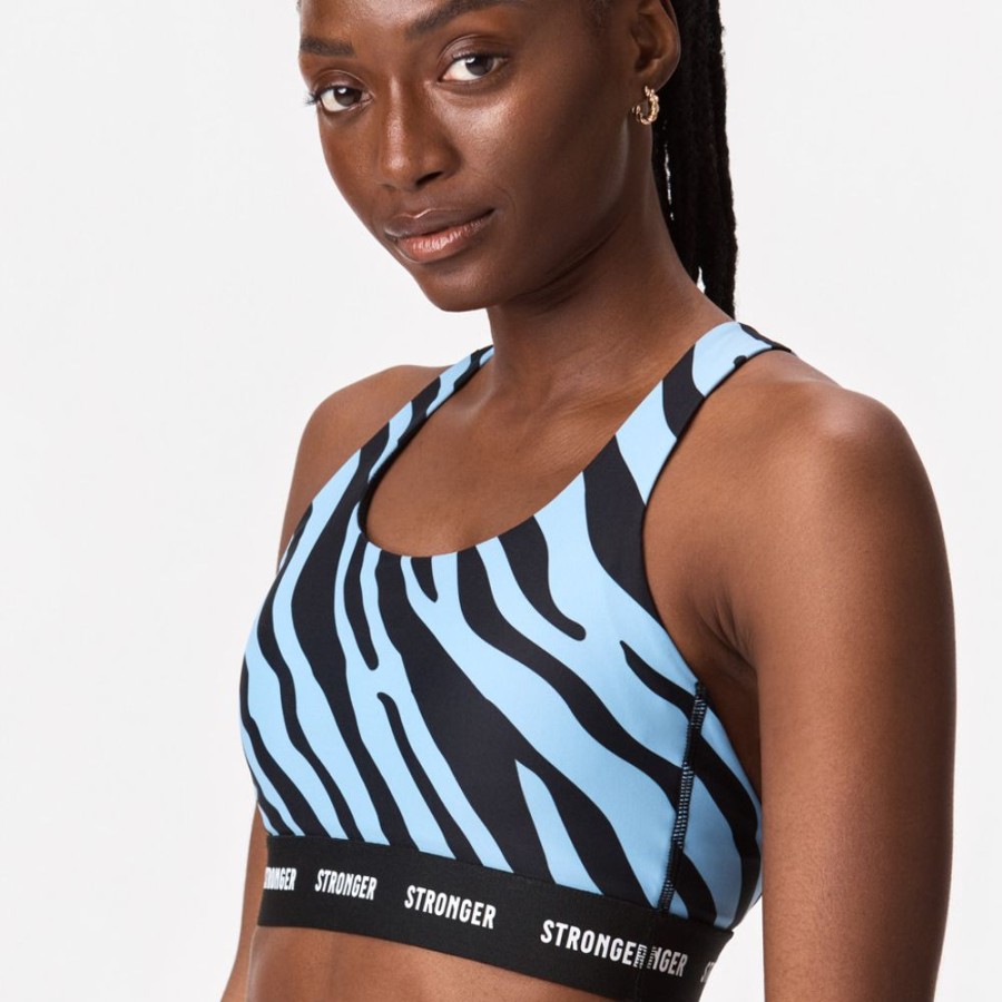 Sports Bras STRONGER | Blue Rise Sports Bra Flow Forever Blue