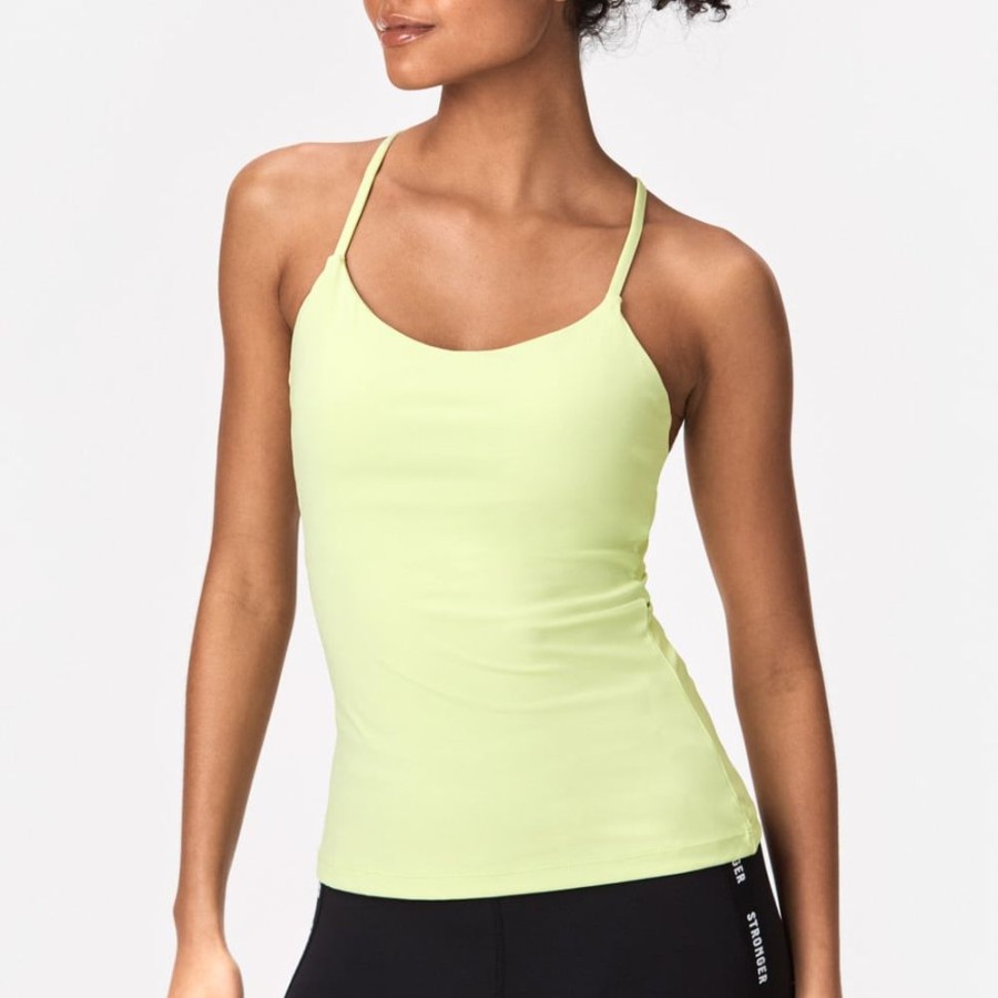 Tank Tops STRONGER | Sharp Singlet Celery Green