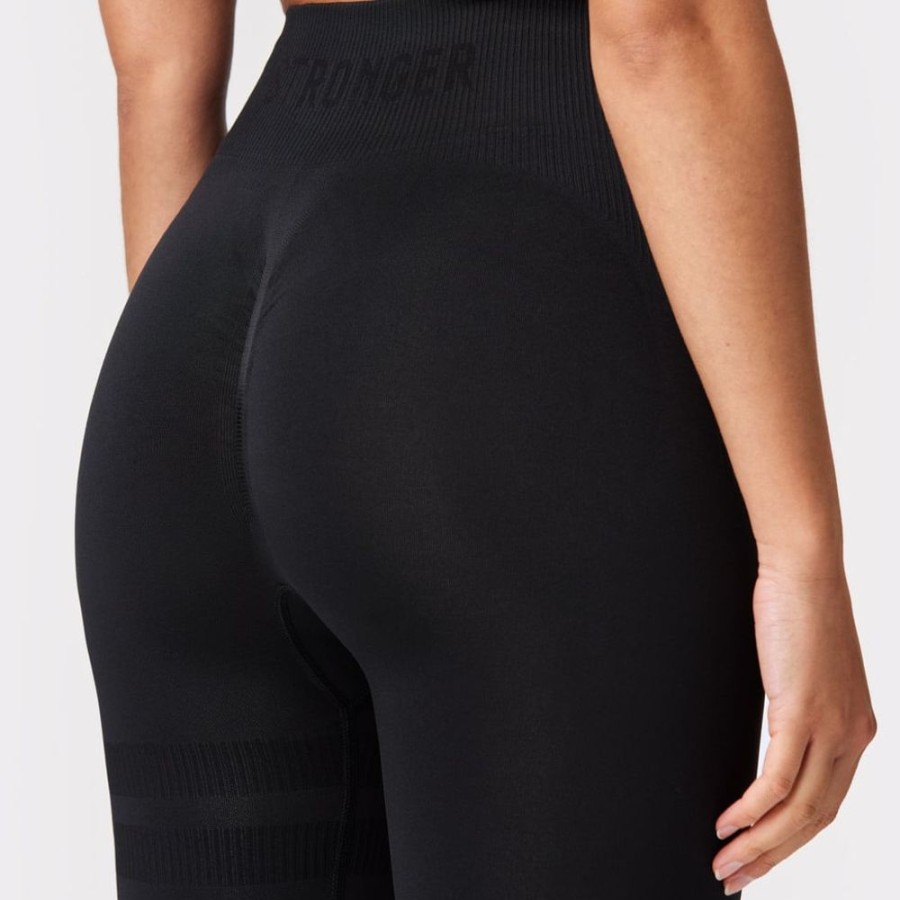 Leggings STRONGER | Scrunch Leggings Black