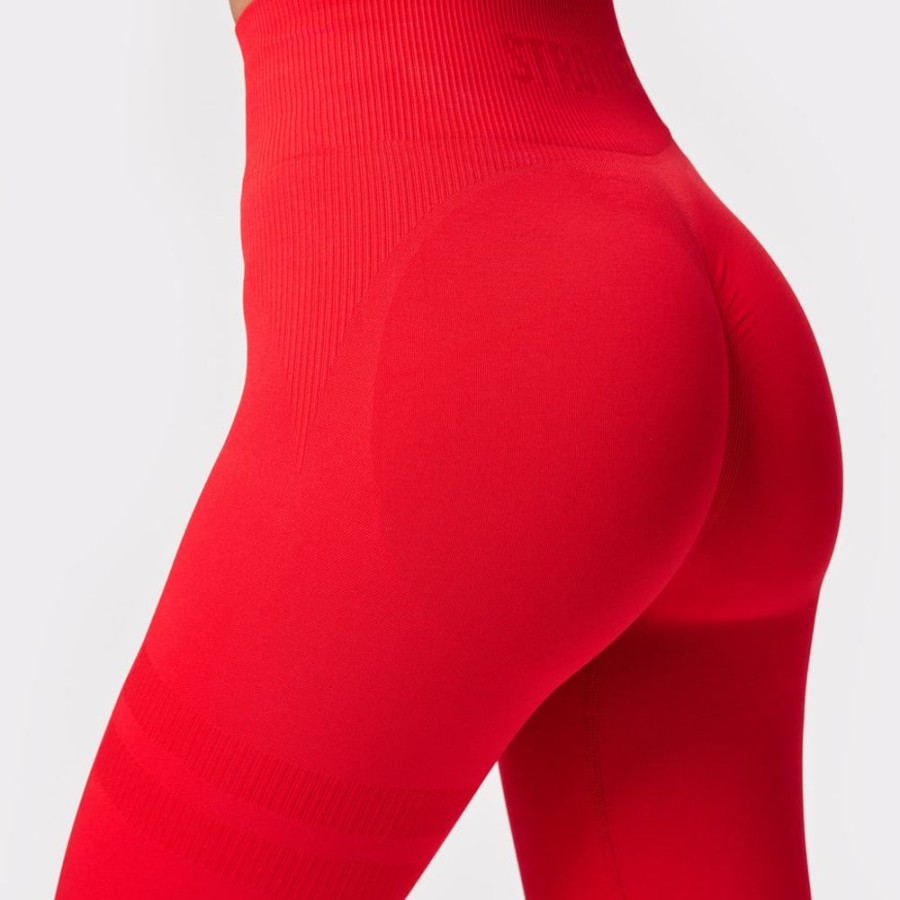 Leggings STRONGER | Scrunch Leggings Flame Scarlet