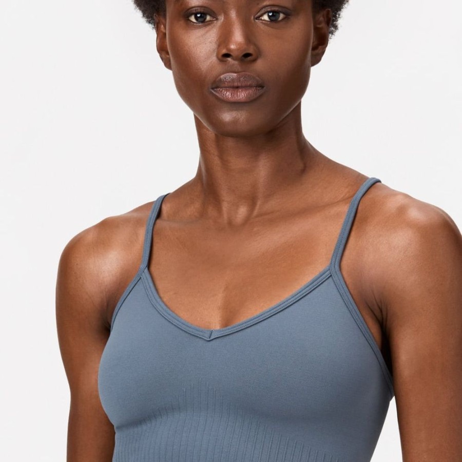 Crop-Tops STRONGER | Smooth I Crop Top I Buy Online I Stronger Stone Grey (Seamless)