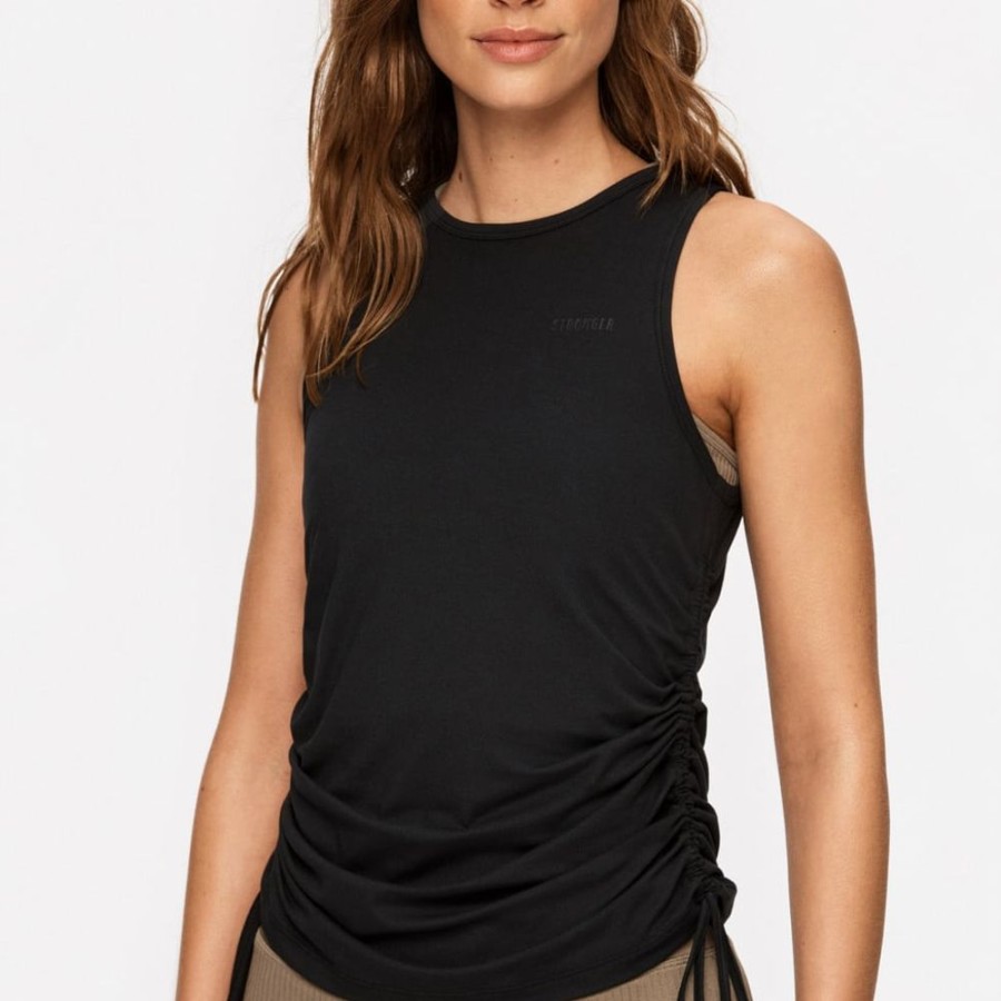 Tank Tops STRONGER | Tie I Tank I Buy Online I Stronger Black